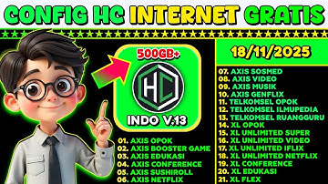 UPDATE || CONFIG HC AXIS | XL | TELKOMSEL INDOSAT HTTP CUSTOM VIP 18-11-2025