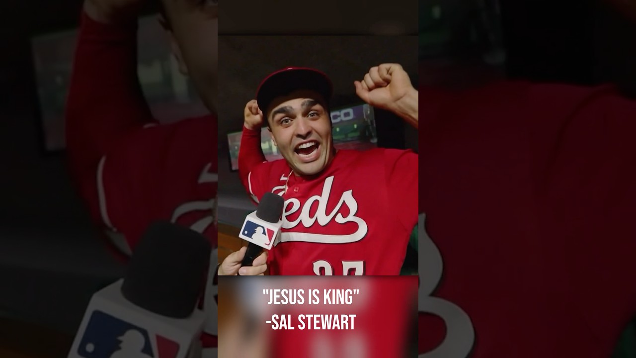 “Jesus is King” -Sal Stewart #Reds