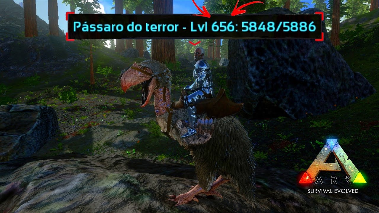 TERROR BIRD nível "MÁXIMO"!!! ARK Mobile