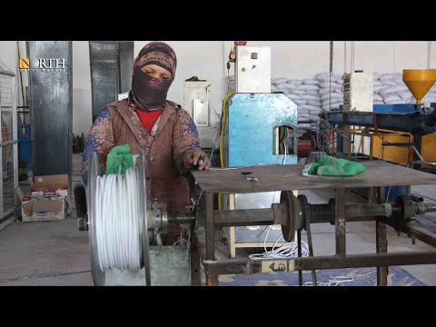 عمال وقائمون على معمل الكابلات الكهربائية في ديرك يتحدثون عن مشاريع تطوير إنتاجهم نورث برس