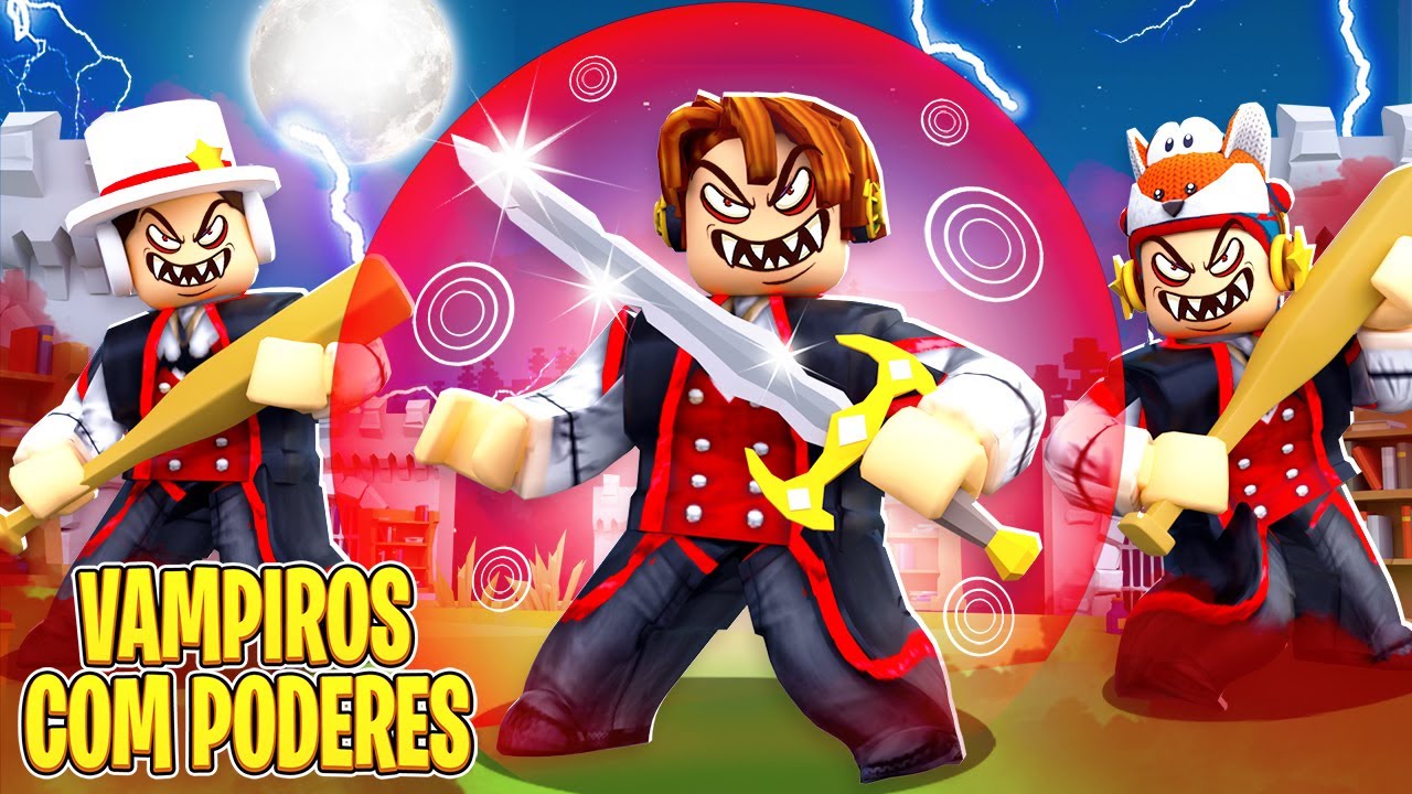 Viramos Vampiros com Super Poderes no Roblox💪