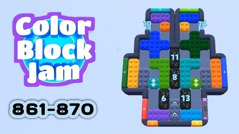 Color Block Jam Level 861-870 | No Commentary, No Music | Android Gameplay
