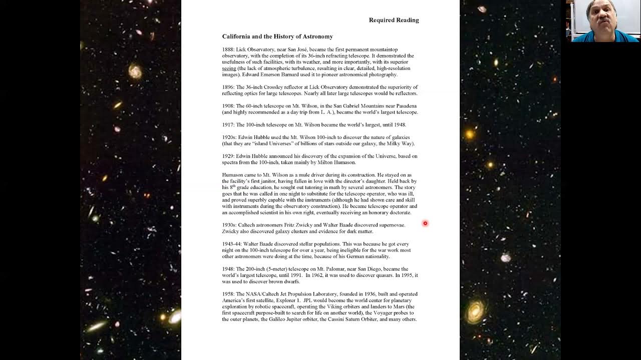 PSci 21 (Elementary Astronomy) Class 37 Chapter 28 of Astronomy for