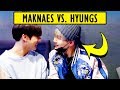 BTS Maknaes VS. Hyungs 😆