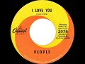 1968 HITS ARCHIVE: I Love You - People (mono 45)