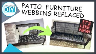 How to Replace Your Patio Furniture Webbing Without Spending a Fortune!