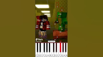 JJ sister team BACKROOM King Chana Ding Ding Ding Level up (@BananaD.) - Octave Piano Tutorial