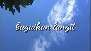Sebiru langit lirik, ( cover Deny Reny )