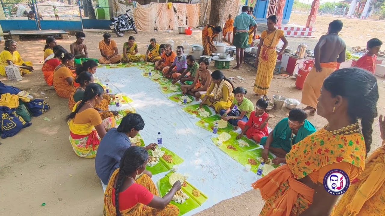 பாதயாத்திரை முருகபக்தர்கள் விரத சாப்பாடு /Sayalgudi Jegan video's/ south indian food life 