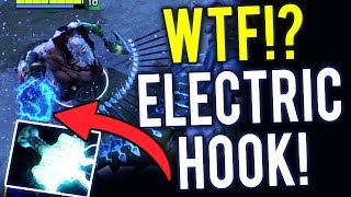 WTF!! Electric Hook Carry Pudge Mid 7.07 NEW META Mjolnir Most Epic Build PRO Gameplay Dota 2