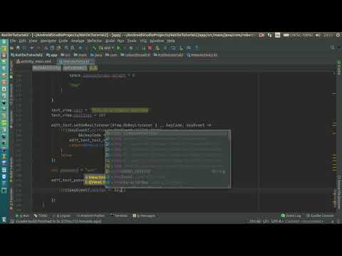 Android Kotlin Usage Tutorial #016 - EditText - Password(text)