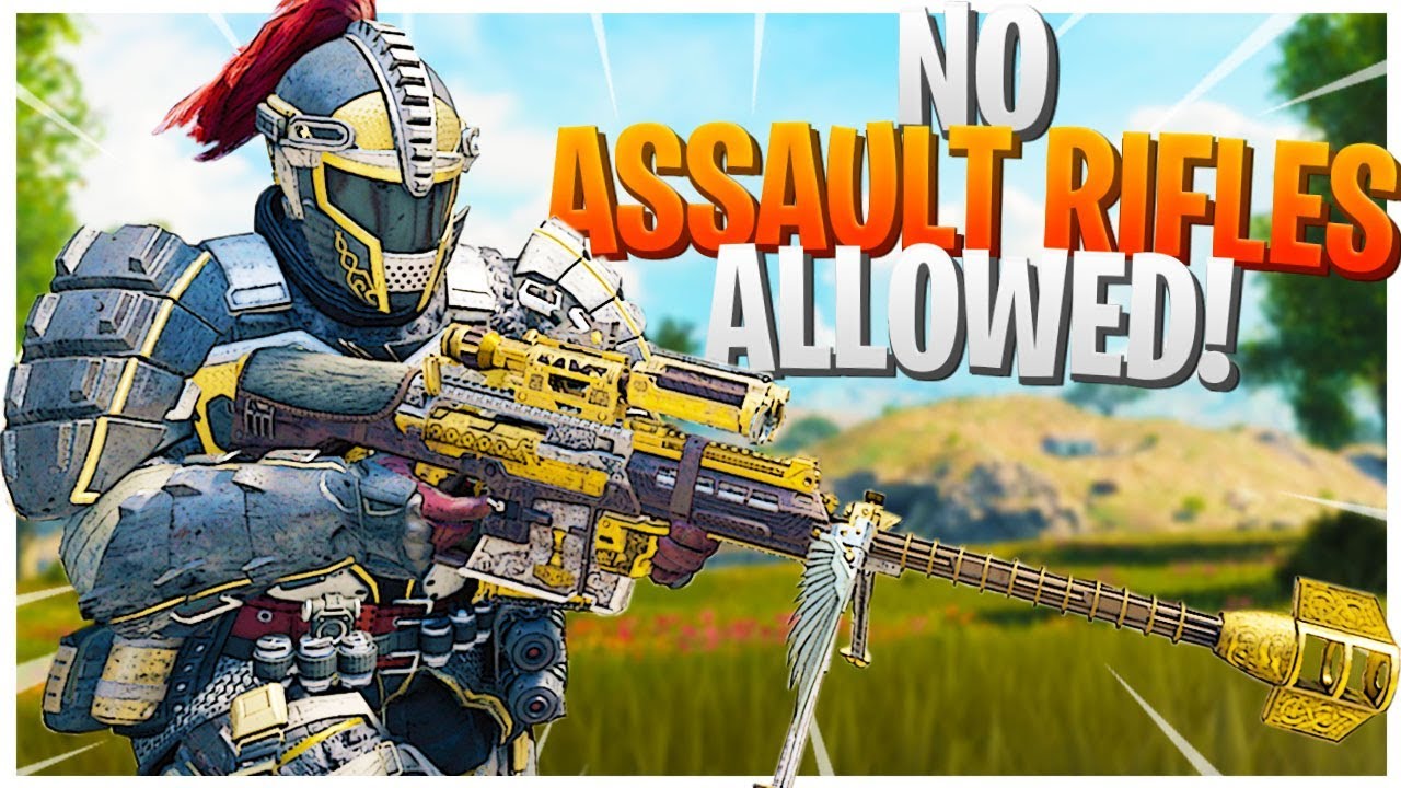 Blackout: NO ASSAULT RIFLES ALLOWED! - PS4 Pro Blackout Challenge!