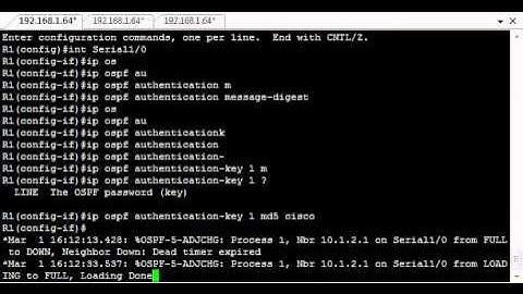 Chapter 3 Lab 3-2, Multi-Area OSPF with Stub Areas and Authentication - Step 6