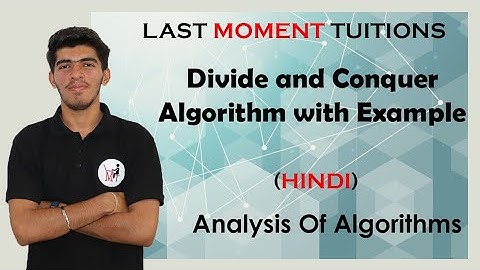 Divide and Conquer Algorithm with Example  in Hindi |DAA |  Analysis of Algorithm Lectures