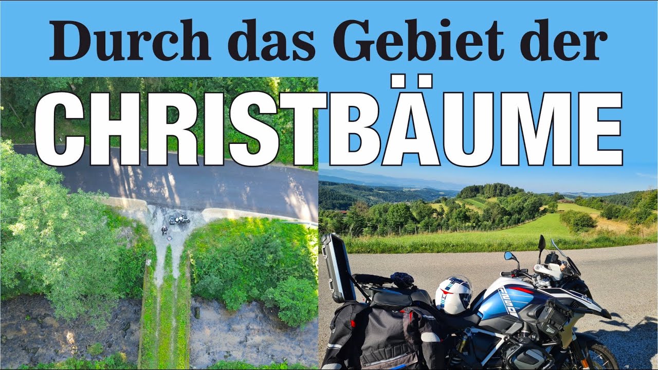 Im Gebiet der Christbäume mit dem Motorrad / R1250GS