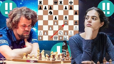 Crazy chess game 10 | Magnus Carlsen vs Tania Sachdev   15