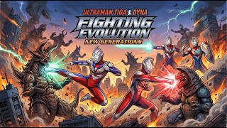 Lanjut Main Ultraman Tiga & Dyna Fighting Evolution: New Generations PS 1 Indonesia bagian 2