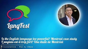 Presentation - Kai Chan - Is the English language too powerful? /  L