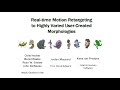 SIGGRAPH 2008. Real-time Motion Retargeting to Highly Varied User-Created Morphologies (Spore)