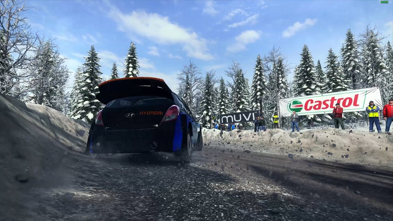 DiRT Rally Winter Wonderland Hyundai Rally YouTube