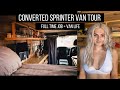 VAN TOUR | Solo Female Lives in Van + Works Full Time in Malibu