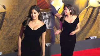 Jhanvi Kapoor Looking Very Bold And Attractive At Red Carpet Screening Of Film 83