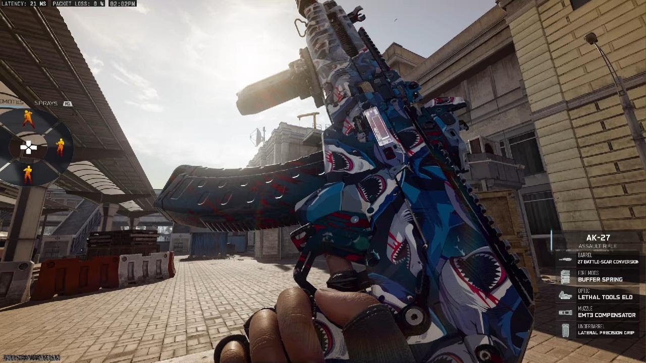 Call of Duty Warzone Verdansk Battle Royale AK-27 Battle Scar Conversion Kit Gameplay No Commentary