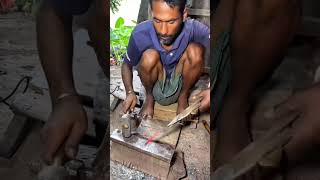 Forging Process | How to Make a Super Sharp Sickle from Scrap Step by Step 😱⚒️ #Amazing