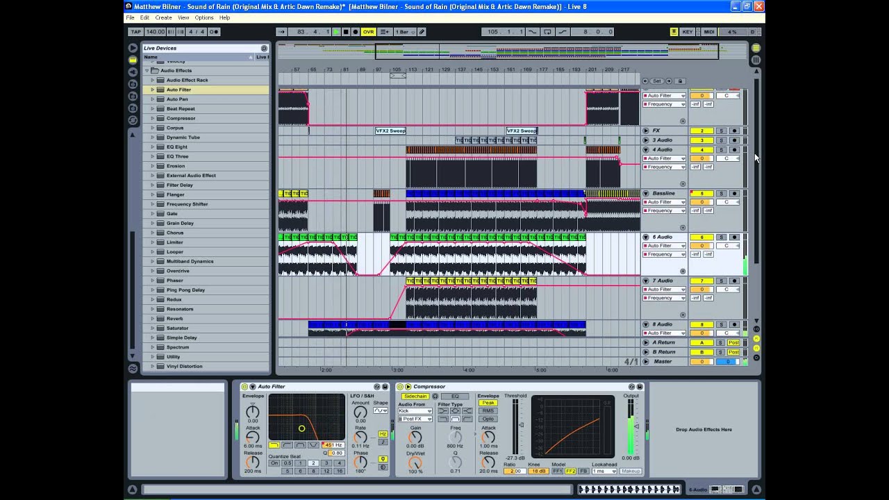 Matthew Bilner - Sound of Rain (Original Mix & Artic Dawn Remake)