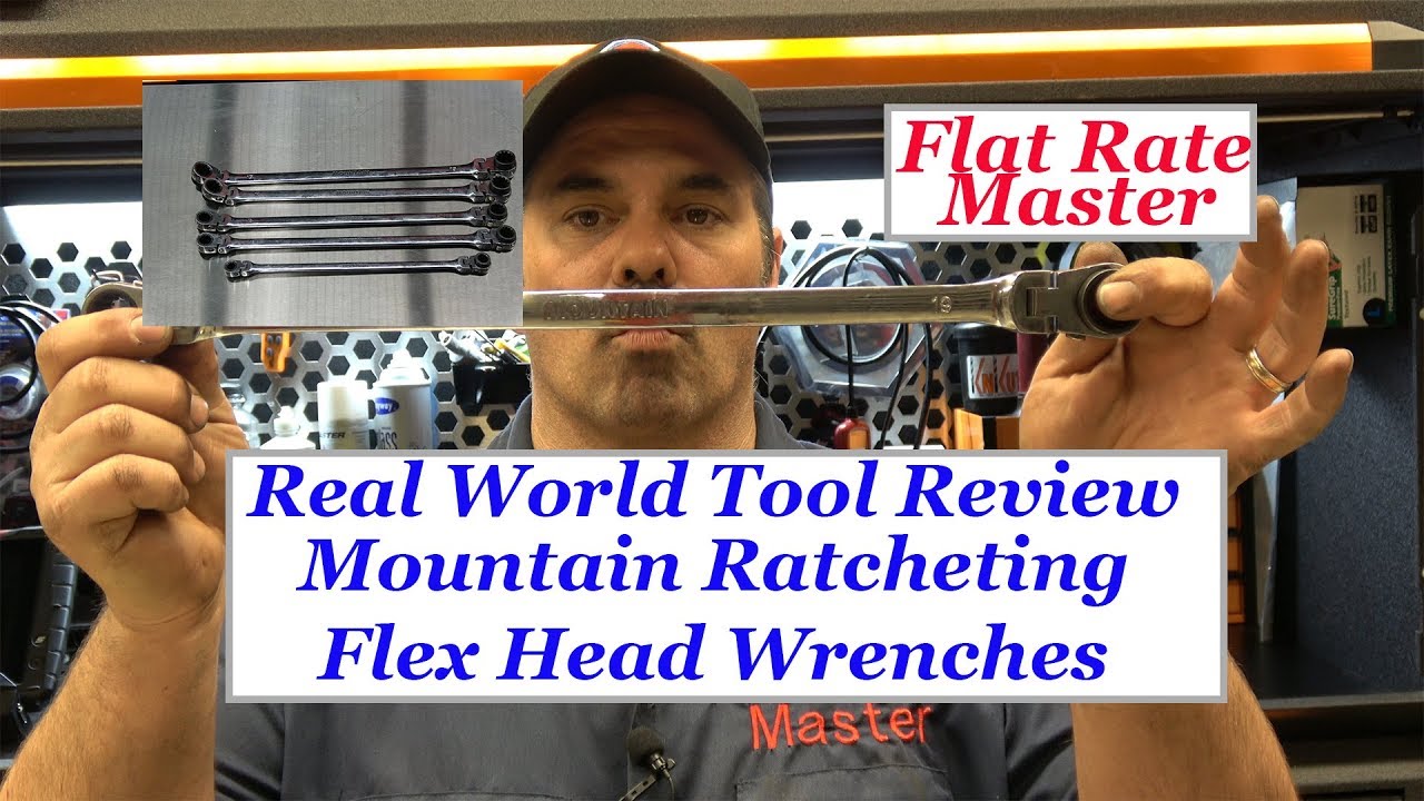 9/16 x 5/8 Double Box Flexible Reversible Ratcheting Wrench Mountain MTNRF91658