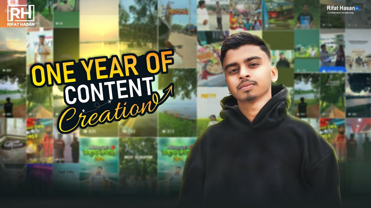 One Year of Content Creation | The Journey, The Struggle, The Growth