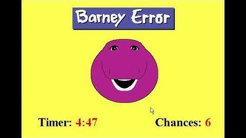 Barney Error (Interrupting Edition)