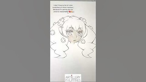 Comparison of Copic Markers to Touchfive Markers #shorts