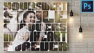 Typo Frame Art | Photoshop Tutorial screenshot 1