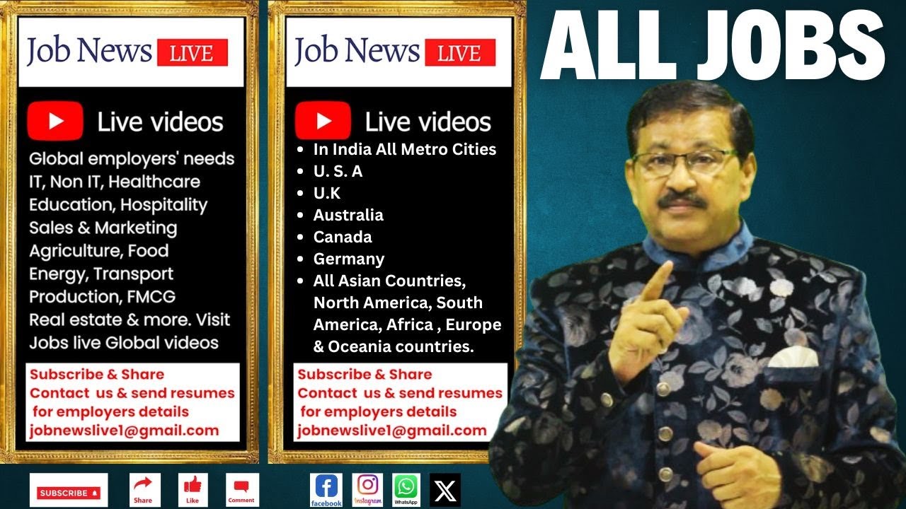 Job News Live | Episode - 1 | BPO Jobs in Hyderabad & Banglore |