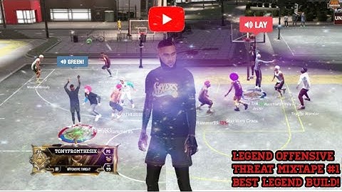 LEGEND OFFENSIVE THREAT MIXTAPE #1 THIS LEGEND BUILD TURNED ME INTO A DEMIGOD! BEST JUMPSHOT NBA2K20