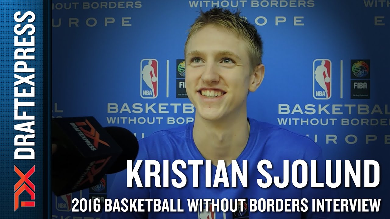 Kristian Sjolund Interview from NBA Basketball Without Borders Europe
