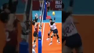 🛑GRABENG LAKAS NI JEMA GALANZA LOOK AT HER  CLUTCH SHOT IT’S SCARY 😱 #volleyball