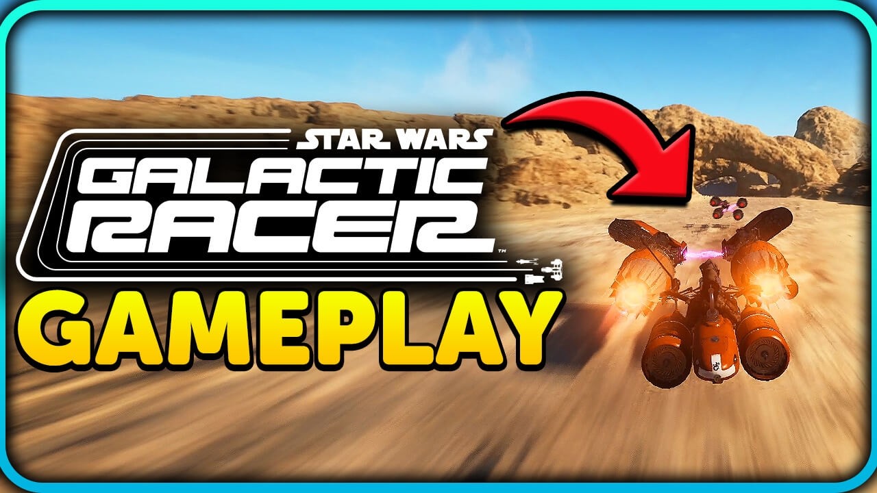 Новый геймплей Star Wars Galactic Racer! Гонки на подах + новые подробности!