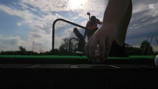 Me hitting some golf balls