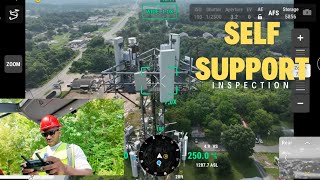 Inspecting a Self-Support Tower: Is This the Job That Pays 10K/Week?
