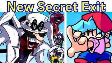 FNF HIGH EFFORT SECRET EXIT (New Sprites, Cutscenes - Act 1,2) | Mario