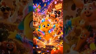 🐮 Zingoo vs Dancing Cow! 🎉 #KidsShorts #Dance #FunnyAnimation #PixarStyle #CuteCartoon #3DAnimation