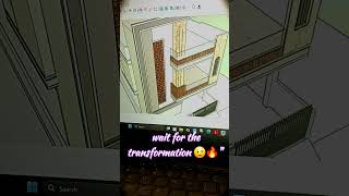 🔥 Sketch up model  to Stunning 3D House Render in Seconds! 🏡✨ @gharkanakshapro #dreamhome #3Ddesign
