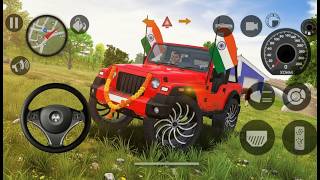 Modified Mahindra Thar😈Games:Indian RED Thar (Gadi Wala Games) Car Game Android Game - #2025