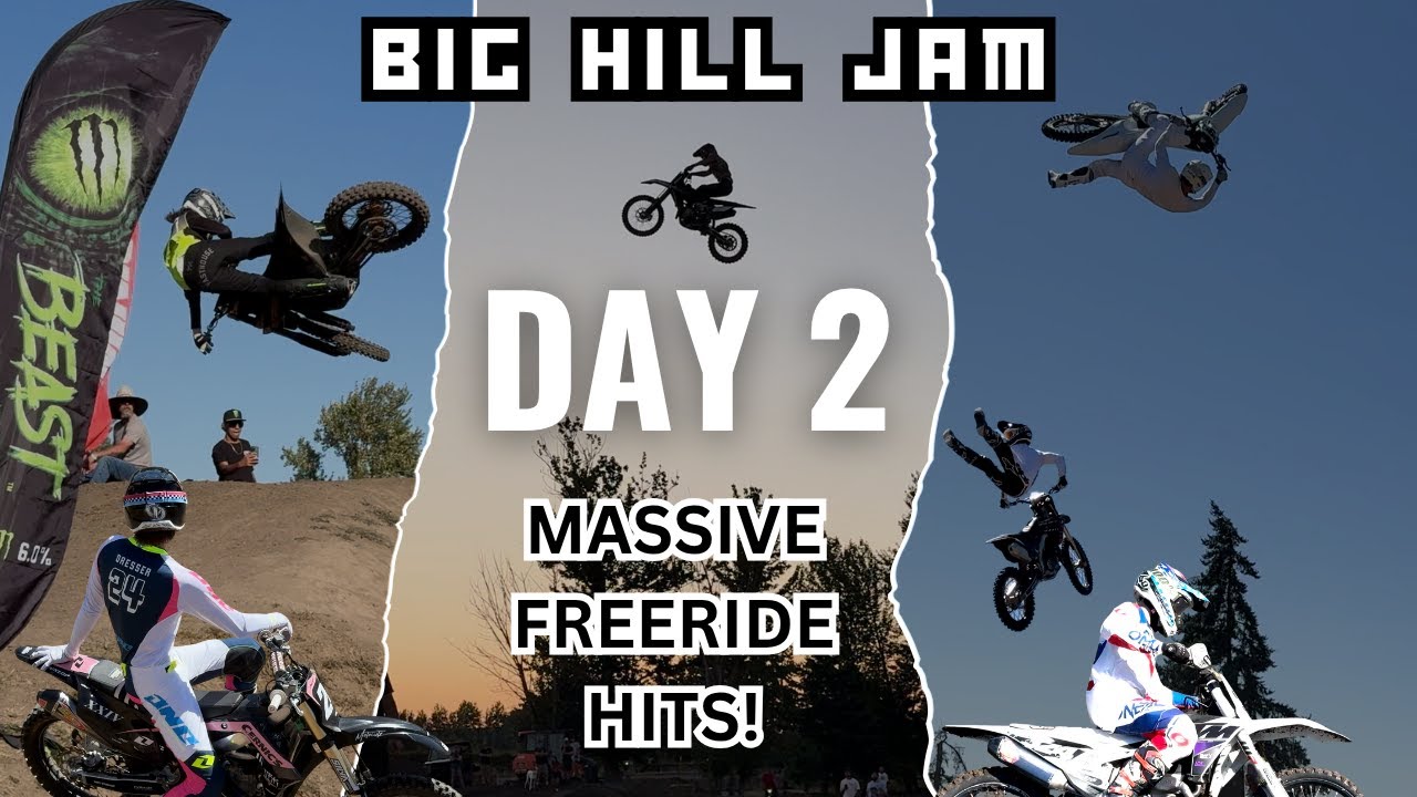 Big Hill Jam | Day 2 | Best Whip Contest, Air Wheelies, and Scary Freeride Jumps!