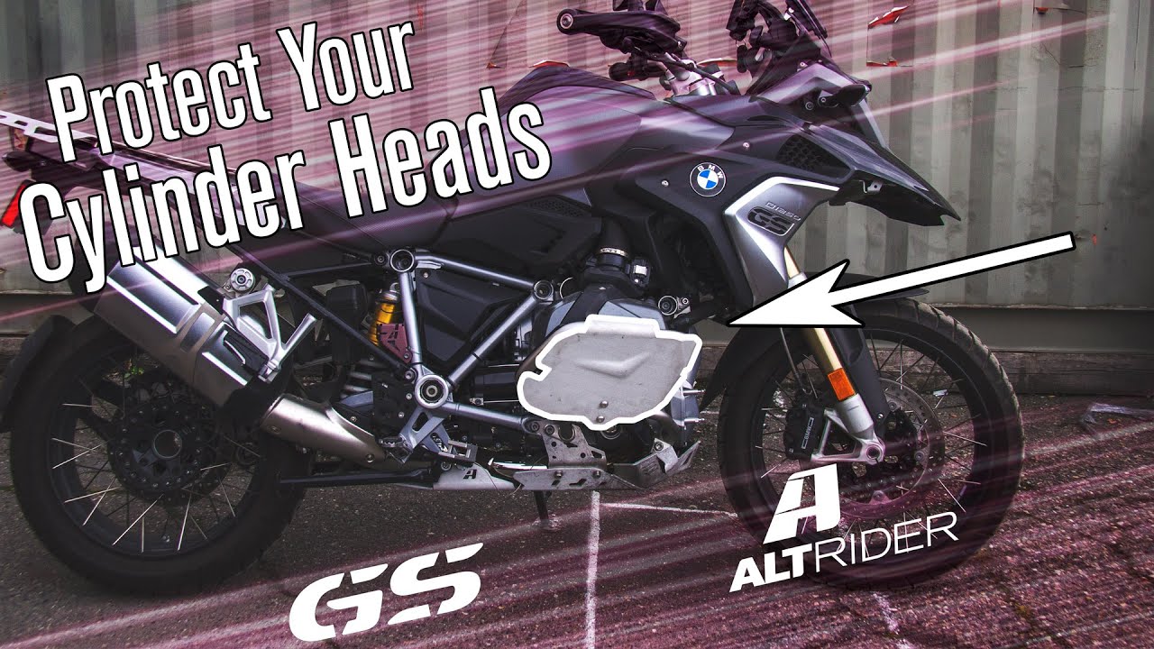 BMW R1250GS Cylinder Head Guard by AltRider / First Look - YouTube