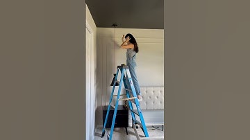 How to install pendant lights, with no hard wiring #diyhacks #diyprojects #bedroommakeover