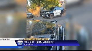 Yuba City man arrested after knife, un-serialized pistol found on waistband after refusing to comply
