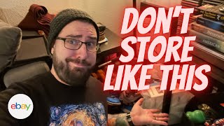 eBay Reselling Inventory Storage Setup for 2021 | Before and After